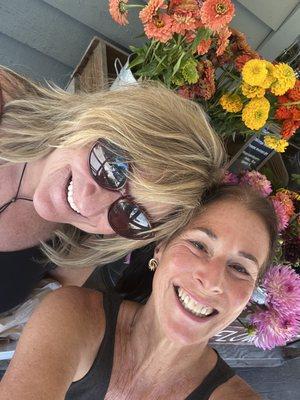 Lifelong friends celebrating beautiful blooms and life!