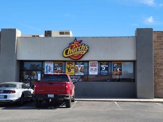 Exterior of the restaurant