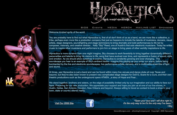 Hipnautica.org - band website