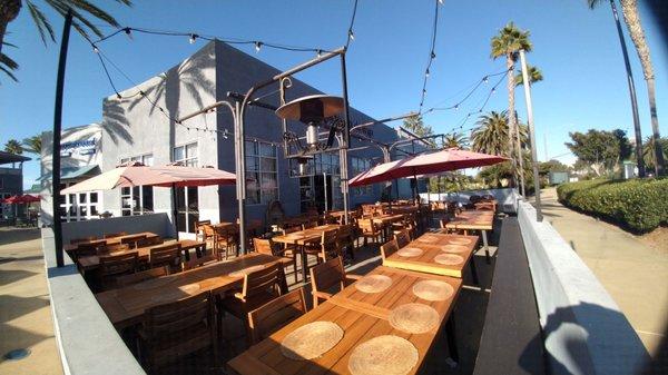 Wow, this is one of the nicest patios of any restaurant in North county.