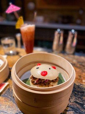 Bao bun & Singapore Sling