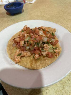 Ceviche tostada