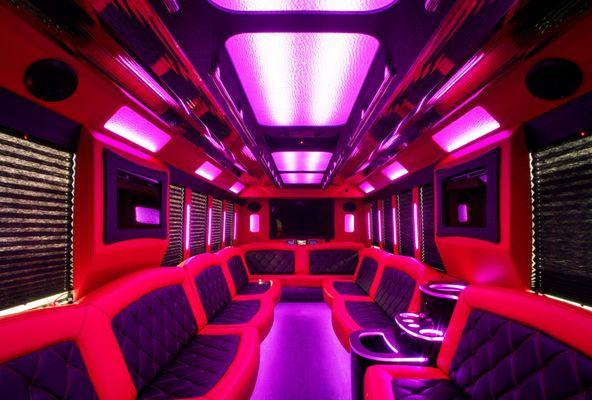 Luxury Redefined: 
Step Inside Our Limo Party Bus With Extravaganza