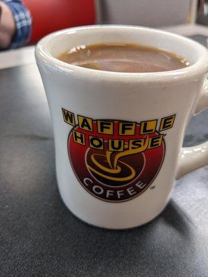 Coffee at Waffle House, Durham