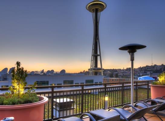 Space Needle Views at The Century Apartments, Seattle, WA