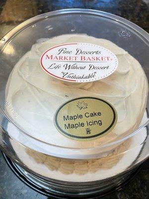 This is a wonderfully delicious cake to celebrate Maine Maple Month!