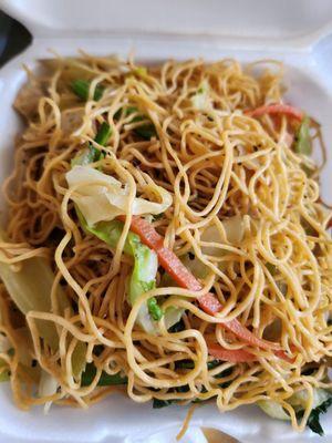 Support the temple,  $6 for small veggies, yellow noodles 5/4/24