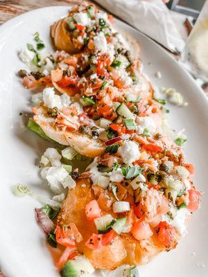 Smoked Salmon Crostini