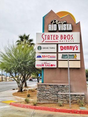 Plaza Rio Vista on the corner of Landau Blvd. and Vista Chino in Cathedral City.