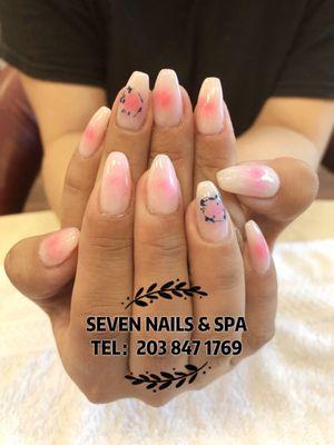 seven nails &studio  spa      #nails#nailart#nail shop #korean nails#japanesennails#gel nails#gel art#calgel#nail design