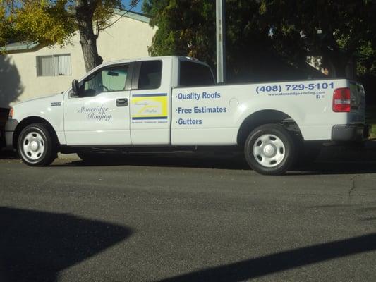 Stoneridge Roofing has their own trucks, 13 years of roofing experience, is CA state licensed, bonded, insured with workers comp