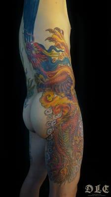 Dragon tattoo by Denise de la Cerda.