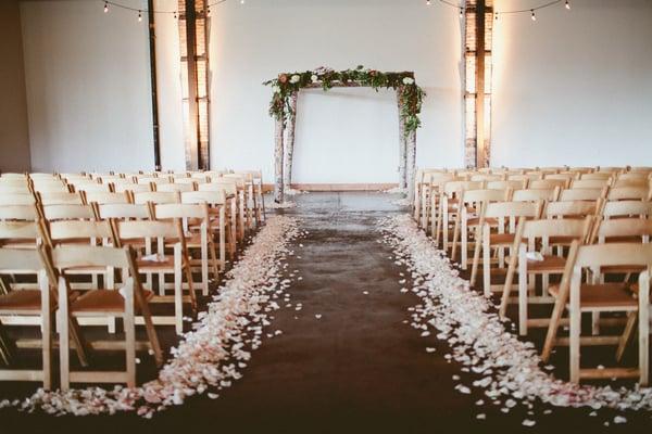 The ceremony side of the room. :)