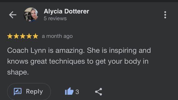 Check out this client review!