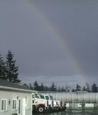 Our office and truck yard in Shelton, WA.