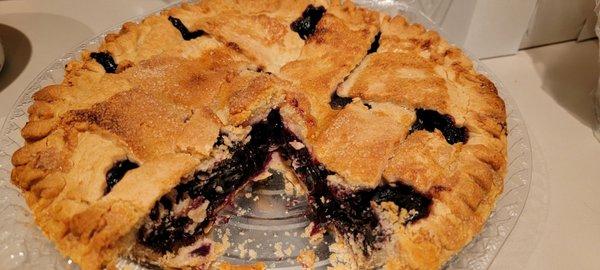 Blackberry pie