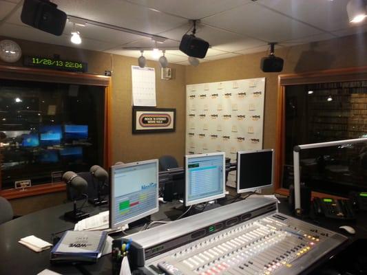 Your view of the DVE studio when you walk in the door