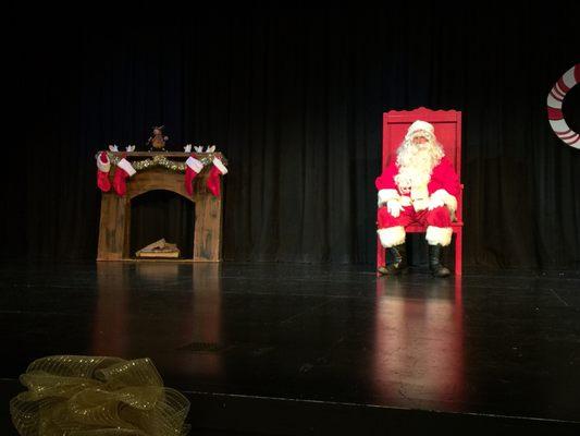 An evening with  Santa.