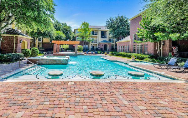 Sparkling resort-style pool