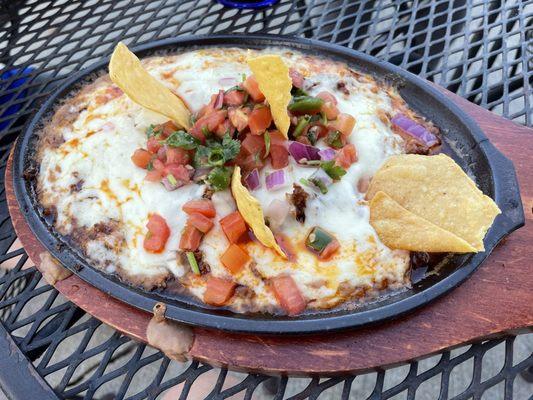 Choriqueso appetizer