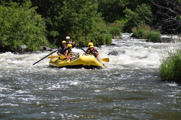 The first-half of the day feels like your "average" rafting experience.