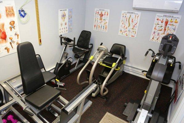 Our facility is filled with state of the art equipment to enhance your recovery.