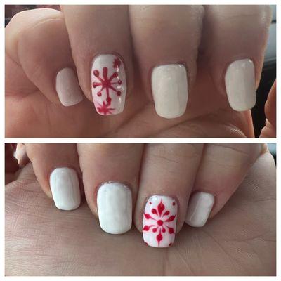 The first picture is Love Joy Nail! I could actually do that myself SMH