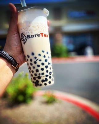 Caramelized Brown Sugar Boba Fresh Milk with extra boba