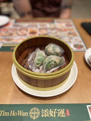 Shrimp and chive dumplings