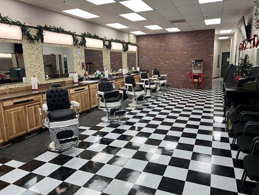 Barber shop inside