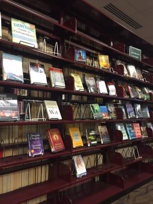 Books on display