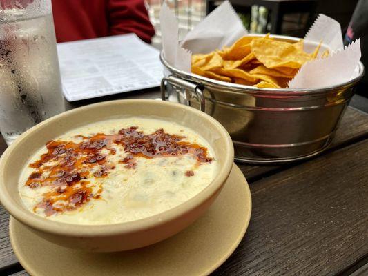 Queso with chorizo