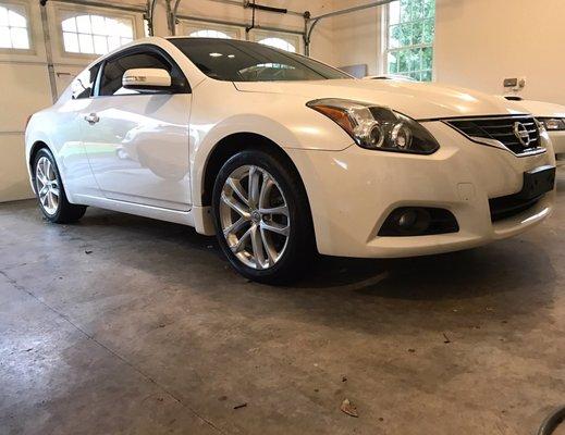 Nissan Altima Coupe in for Pre-Sale Detail. Took her 4 hours to sell it after putting it in front of her house!!