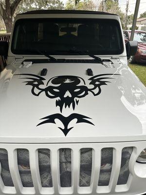 Hood of Jeep