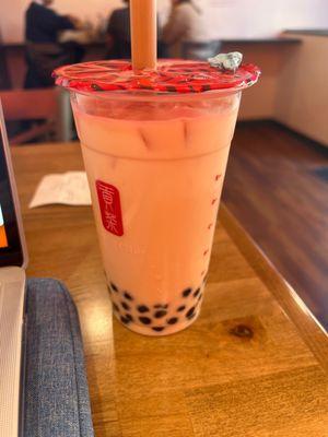 Large Green Milk Tea Boba