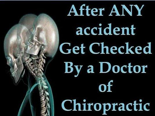 Auto Accident? Chiropractic should be your first stop!