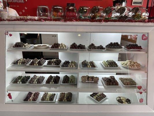 Chocolate display case