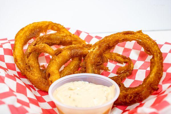 Freshly Cut and Home Made Onion Rings