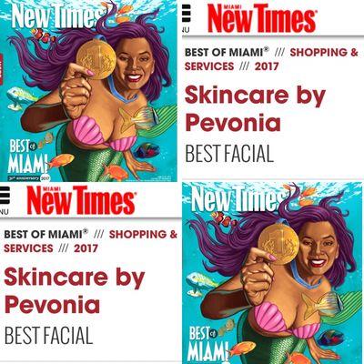 Voted BEST FACIAL of 2017 by The Miami New Times!