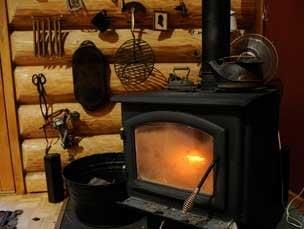 A cozy fire