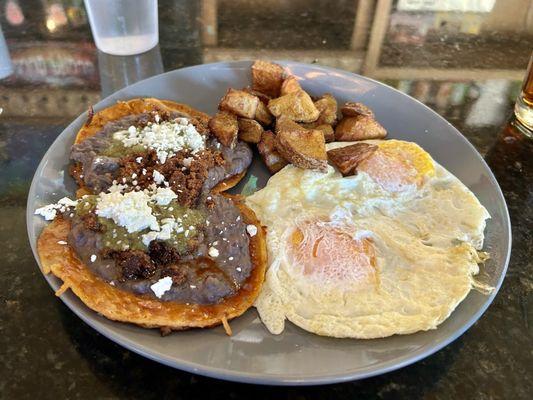 This is the Huevos Racheros.