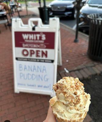 The Whit's New Albany daily custard flavor was AMAZING!