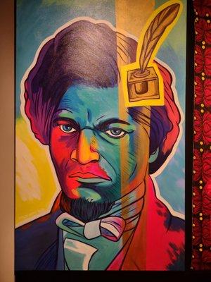 Exhibit of paintings of black authors