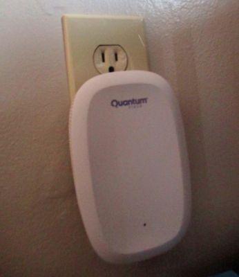 Quantum Fiber WiFi Pod, to cover your living space...