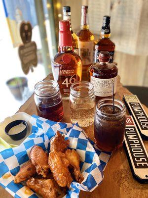 Wing whiskey wine Wednesday's, can't beat the taste and the price.  I literally crave the wings they make!