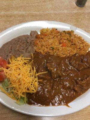 Carne guisada plate