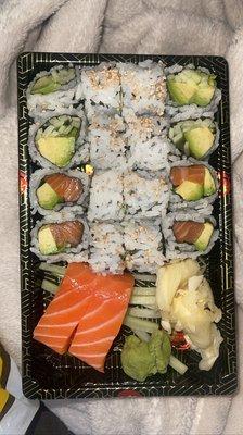 Salmon (2pc)  8 Piece Salmon Avocado Roll 8 Piece Avocado Roll