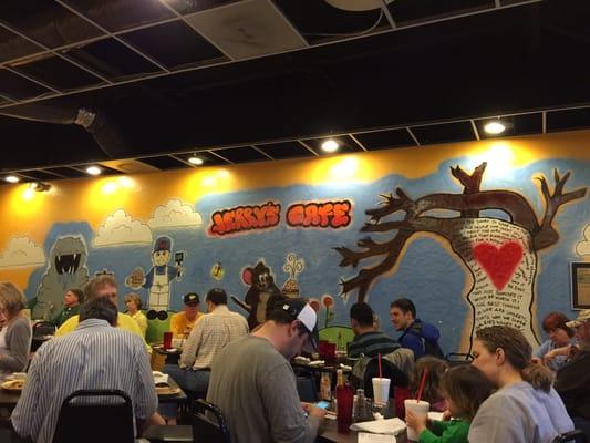 A great mural for a great little breakfast joint!