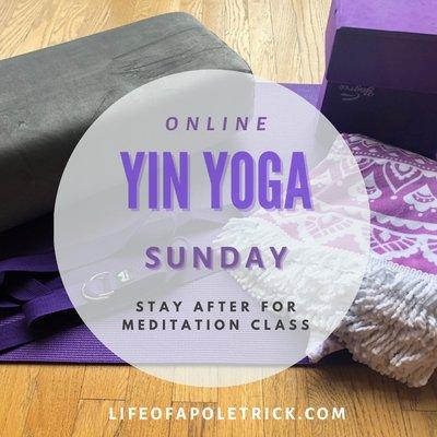 Yin Yoga with positive affirmation. Stay for mindfulness meditation after. Never taken meditation? Try our Introduction class to meditating.