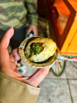 Pani Puri - little bombs of texture and flavor